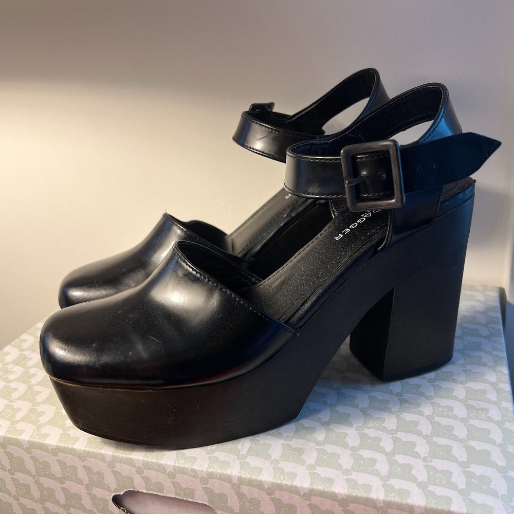Kelsi Dagger Brooklyn Platform Mules / Clogs | Women's US Size 8